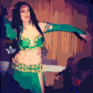 I LEANED BACK FOR THE BELLY DANCER - Limited Edition of 10 thumb