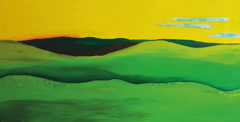 Print of Modern Landscape Painting by Valush Valush