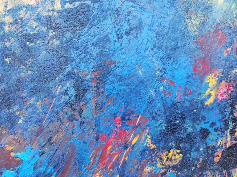 Original Art Deco Abstract Painting by Olga Onopko