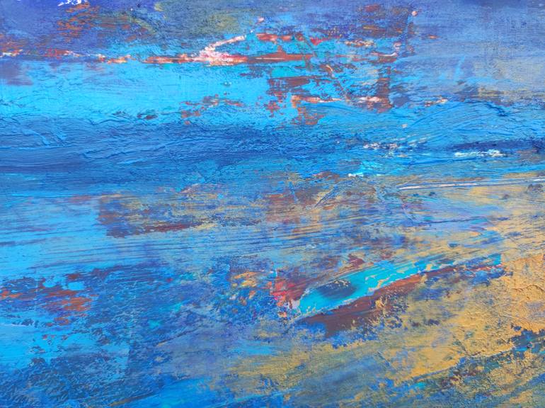 Original Art Deco Abstract Painting by Olga Onopko