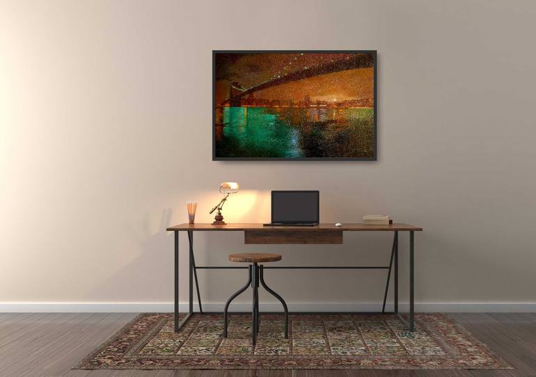 Original Impressionism Cities Painting by Olga Onopko