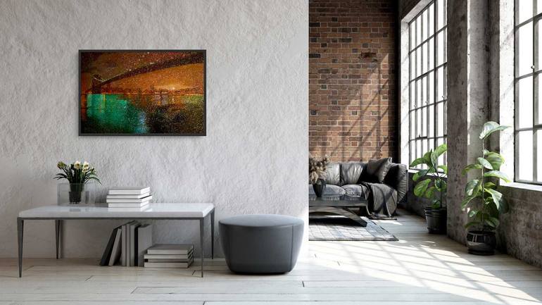 Original Impressionism Cities Painting by Olga Onopko