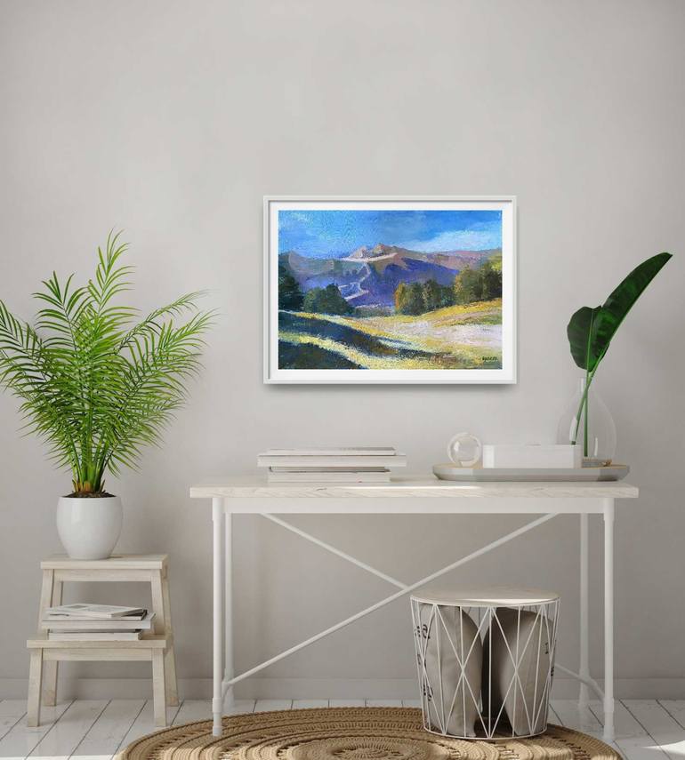 Original Fine Art Landscape Painting by Olga Onopko