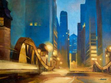 Print of Modern Cities Paintings by Olga Onopko