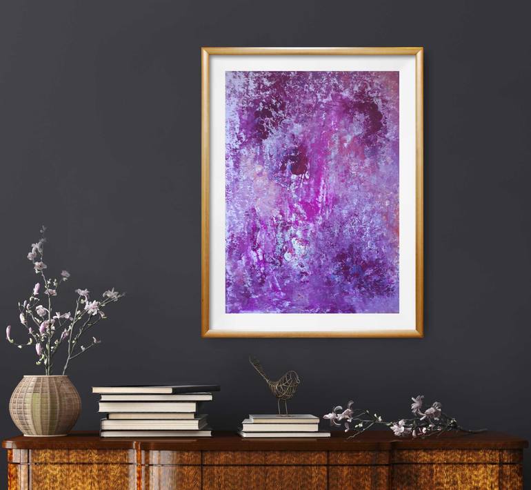 Original Art Deco Abstract Painting by Olga Onopko