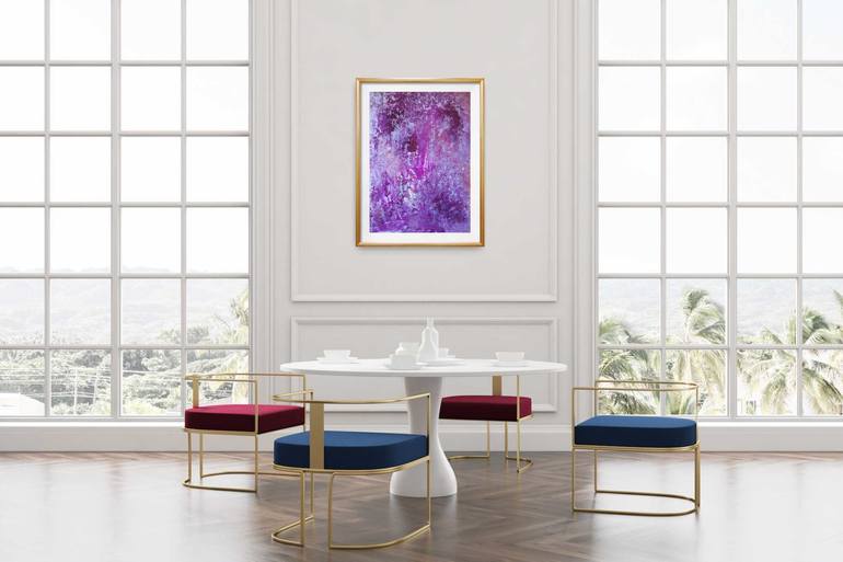 Original Art Deco Abstract Painting by Olga Onopko
