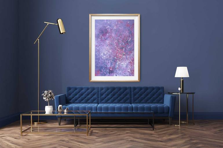 Original Art Deco Abstract Painting by Olga Onopko
