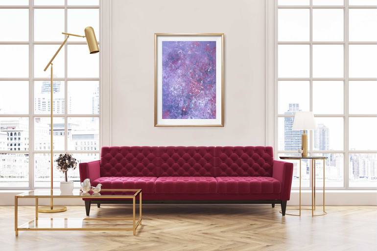 Original Art Deco Abstract Painting by Olga Onopko