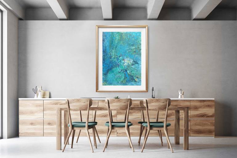 Original Art Deco Abstract Painting by Olga Onopko