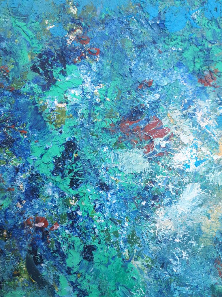 Original Art Deco Abstract Painting by Olga Onopko