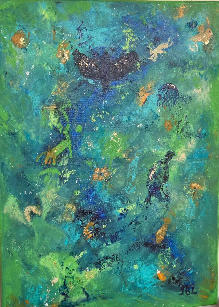 Original Abstract Nature Painting by Trine Berg Larsen
