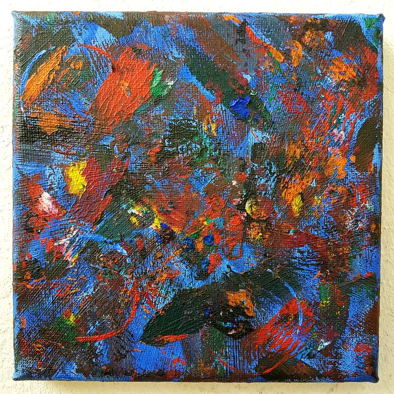 Original Abstract Expressionism Abstract Painting by Stagethree Art