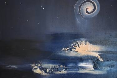Print of Surrealism Seascape Paintings by Angus Lowe