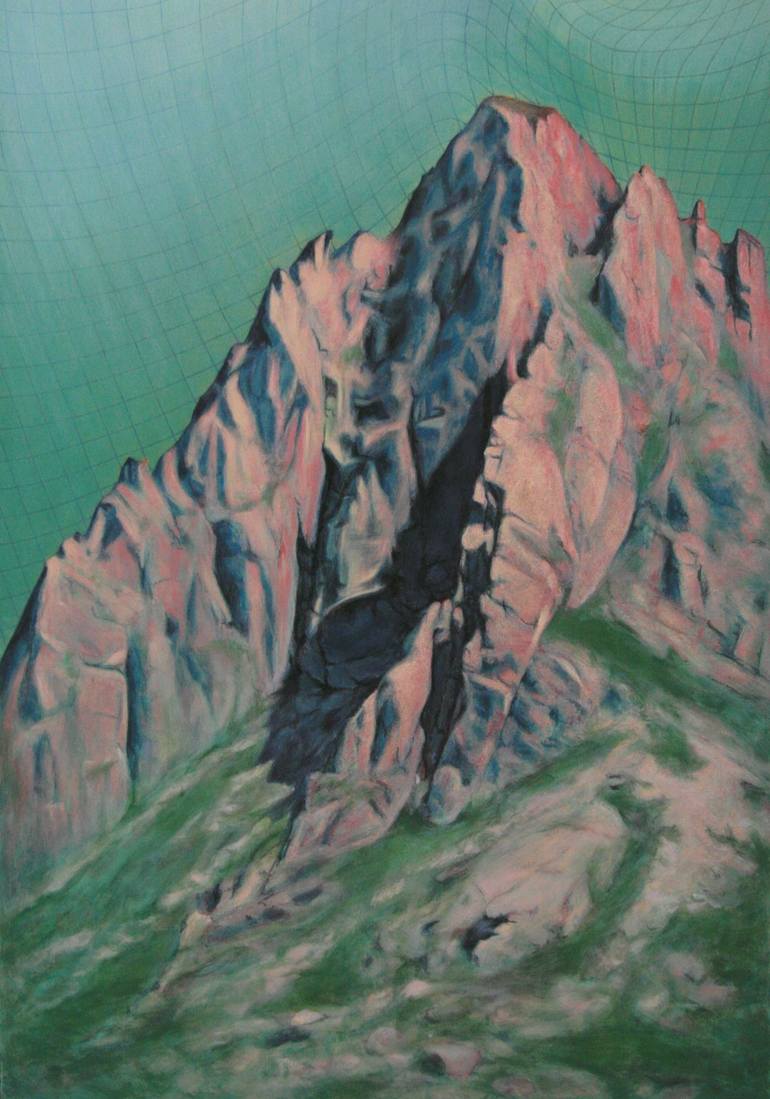 Original Abstract Landscape Painting by Gergana Nikolova