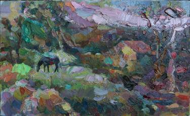 Print of Impressionism Landscape Paintings by Avetis Mkrtchyan