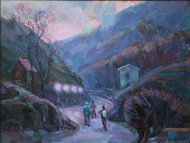 Original Impressionism Landscape Paintings by Avetis Mkrtchyan