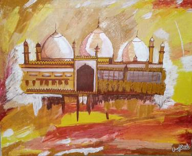 Original Expressionism Architecture Paintings by Urooj Rauf