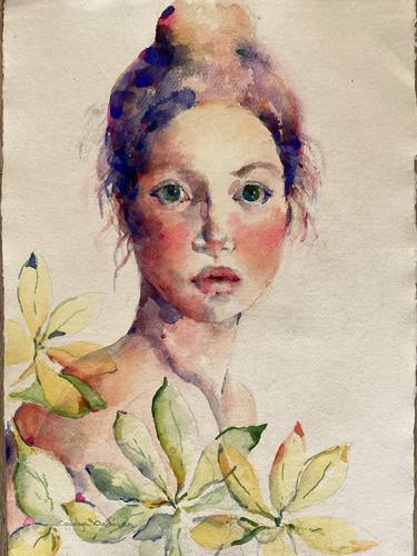 Original Expressionism Portrait Paintings by Carolyn Ordower