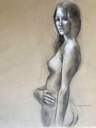 Original Figurative Nude Drawings by Carolyn Ordower