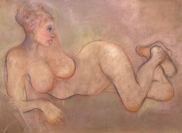 Original Contemporary Nude Drawing by Carolyn Ordower