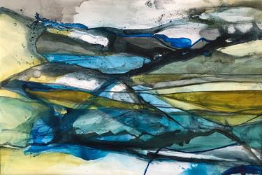 Original Abstract Landscape Paintings by Amie Oliver