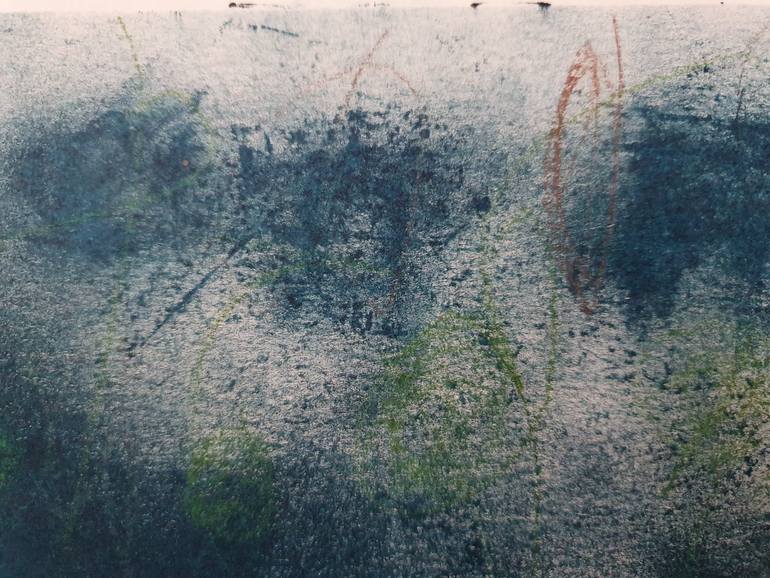 Original Abstract Expressionism Abstract Painting by Ingrid Rosine Floerke