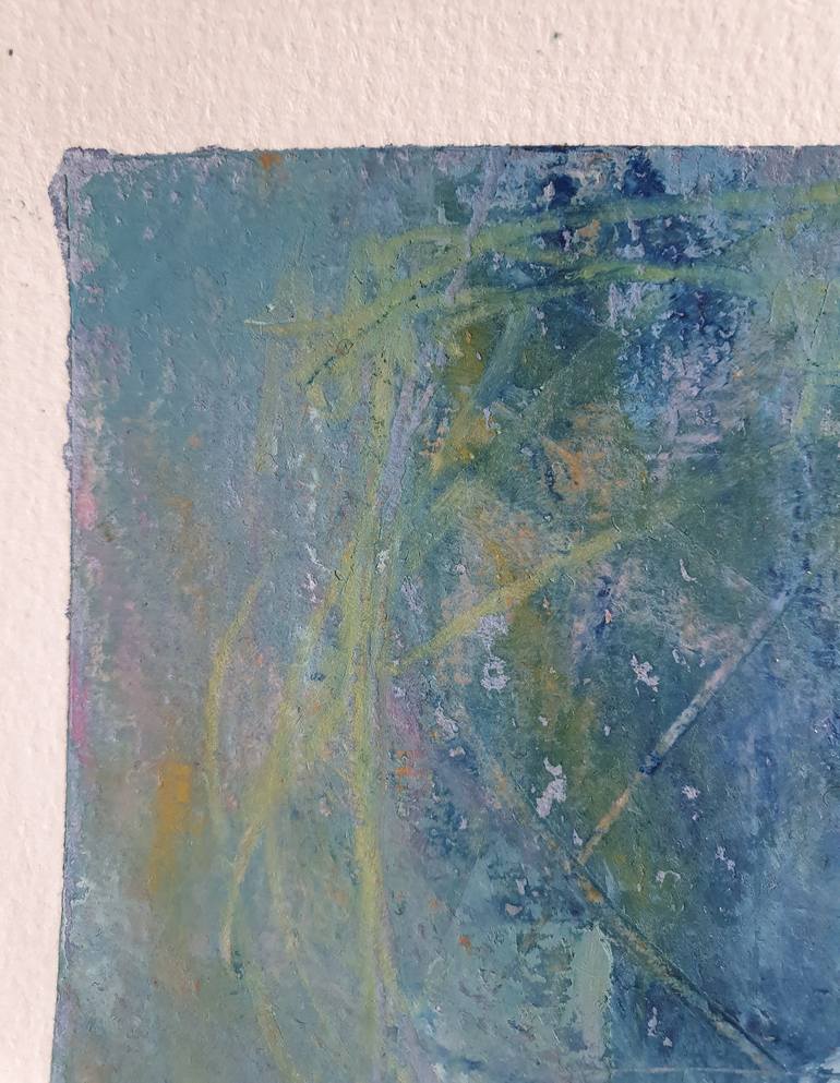 Original Abstract Expressionism Abstract Painting by Ingrid Rosine Floerke