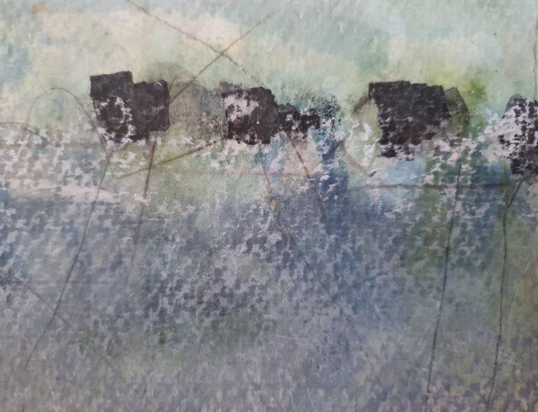 Original Abstract Expressionism Abstract Painting by Ingrid Rosine Floerke