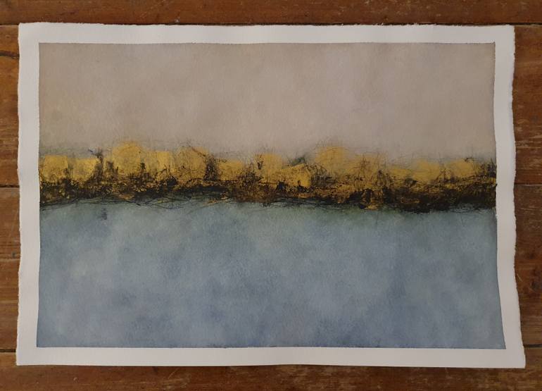 Original Abstract Expressionism Abstract Painting by Ingrid Rosine Floerke