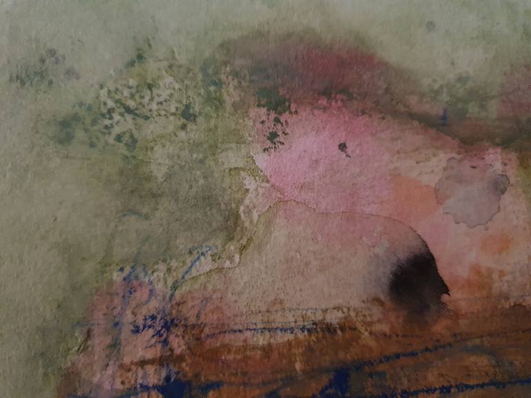 Original Abstract Expressionism Abstract Painting by Ingrid Rosine Floerke