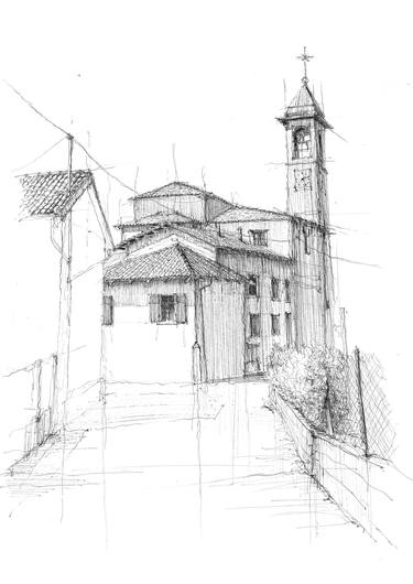 Print of Fine Art Architecture Drawings by Arta Garanca