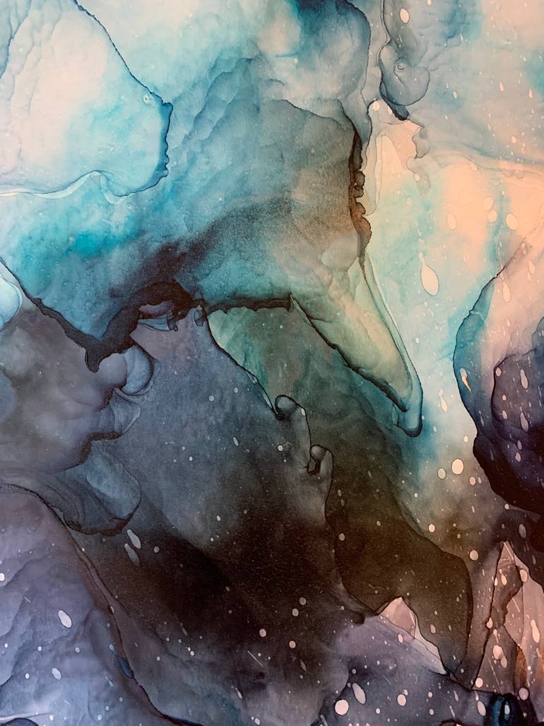 Original Modernism Abstract Painting by Nana Stein