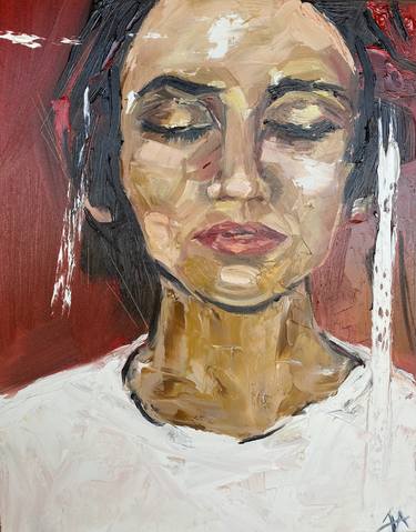 Original Portraiture Portrait Paintings by francesca allevato