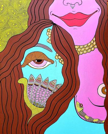 Original Modern Love Paintings by Sonali Ralhan