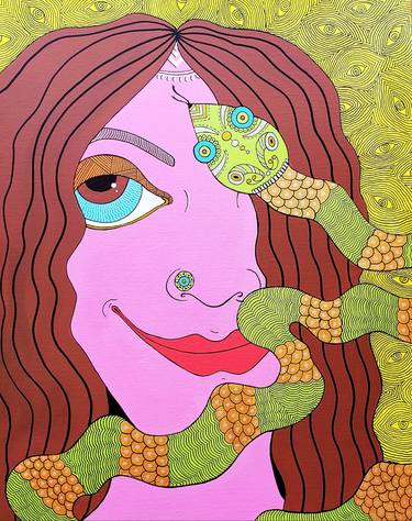 Original Art Deco Love Paintings by Sonali Ralhan