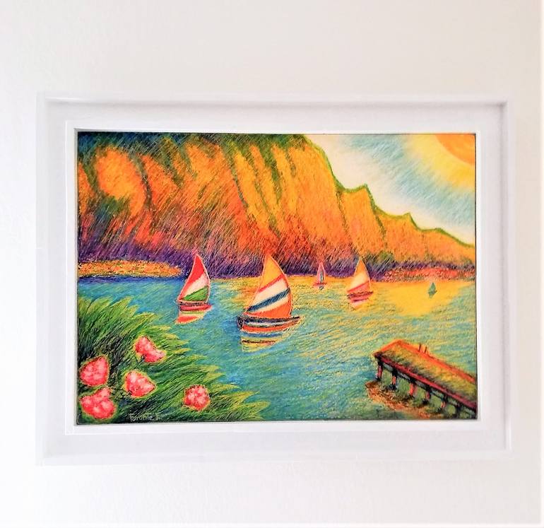 Original Figurative Boat Painting by Franco Forante