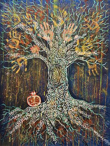 Print of Tree Paintings by Kerime Elibuyuk