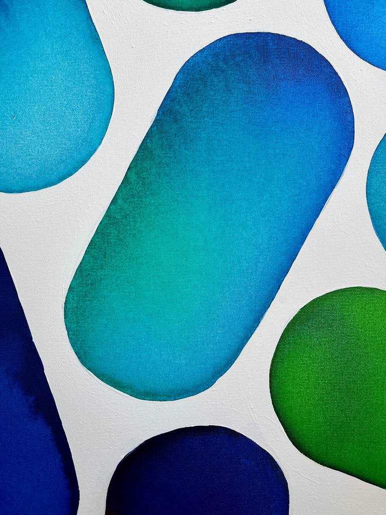 Original Abstract Expressionism Abstract Painting by Kerime Elibuyuk