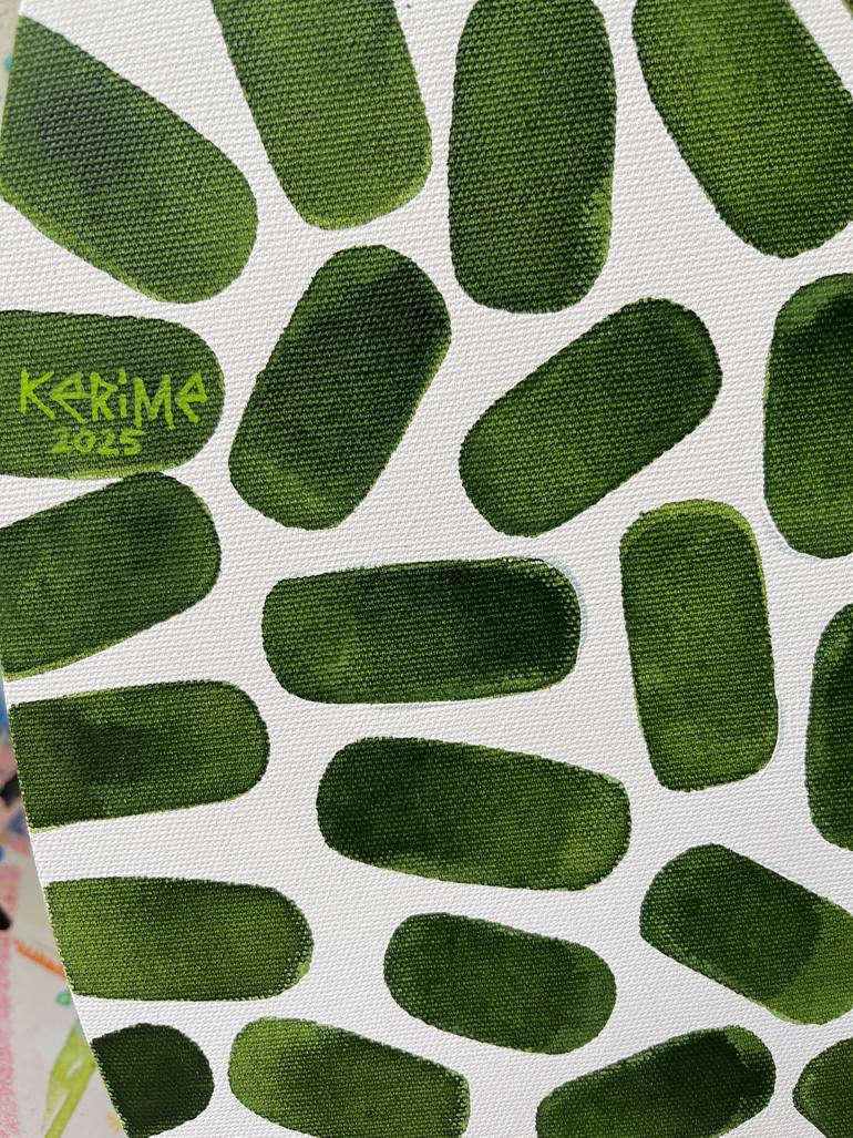 Original Abstract Painting by Kerime Elibuyuk