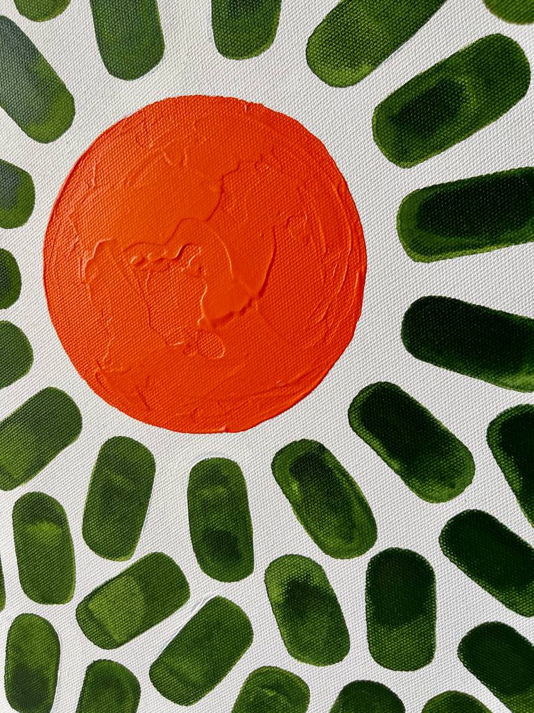 Original Abstract Painting by Kerime Elibuyuk