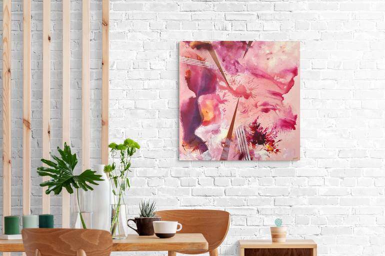 Original Abstract Painting by Kerime Elibuyuk