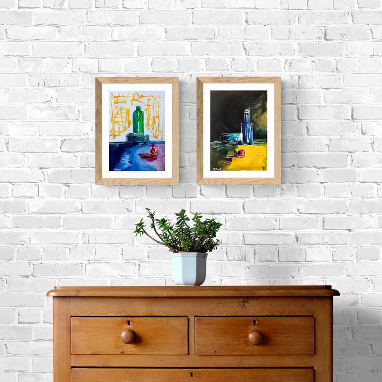 Original Contemporary Still Life Painting by Kerime Elibuyuk