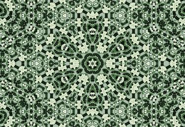 Lacy floral Kaleidoscope-endless forms regenerating thumb