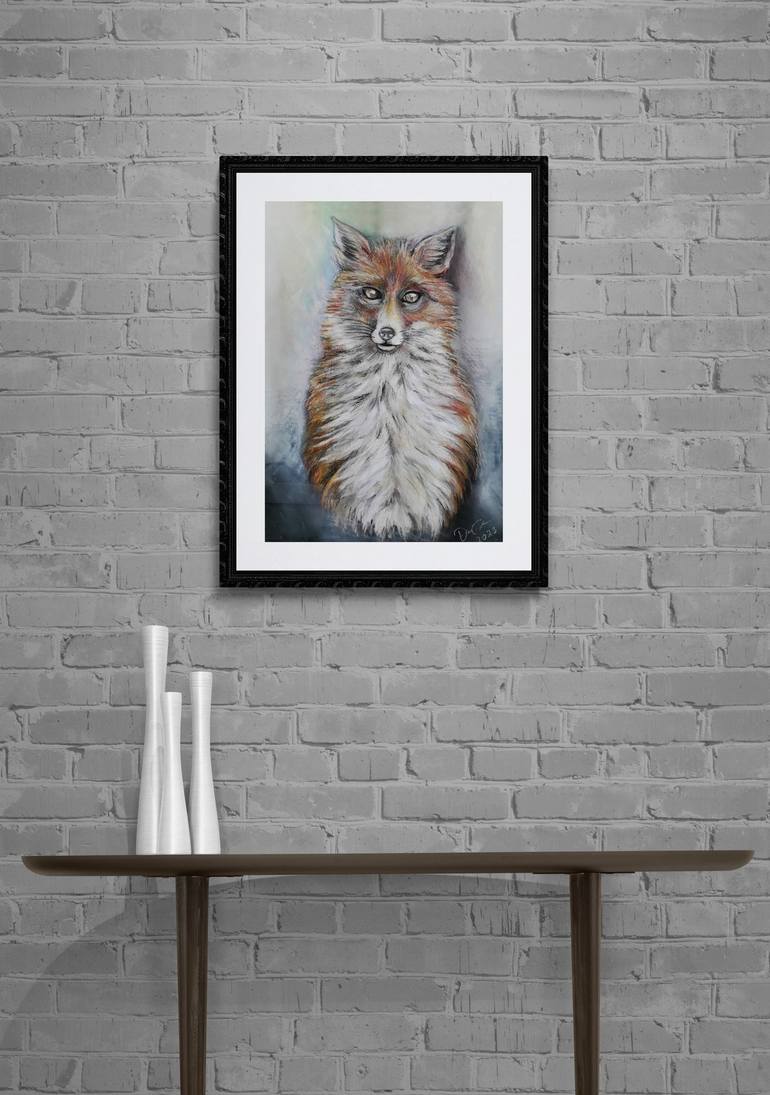 Original Realism Animal Painting by Diana Editoiu