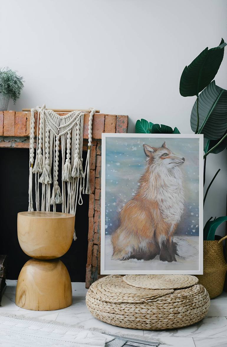 Original Realism Animal Painting by Diana Editoiu