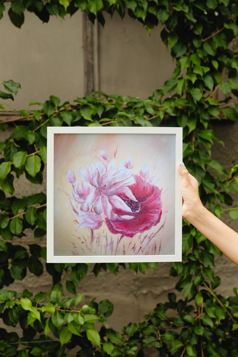 Original Floral Painting by Diana Editoiu