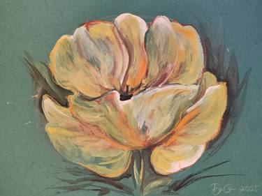 Original Realism Floral Painting by Diana Editoiu