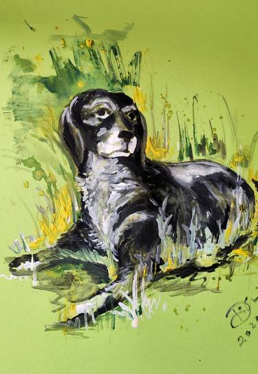 Original Photorealism Animal Painting by Diana Editoiu