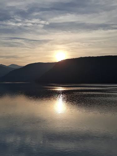 Sunset on Gilau lake - Limited Edition of 10 thumb