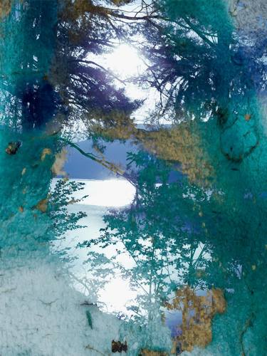 Print of Abstract Water Mixed Media by Diana Editoiu